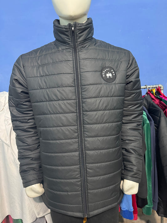 Mens Warm Puffer Jacket Black